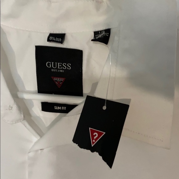 *SALE* Men’s GUESS dress shirt size large BNWT - Picture 3 of 4